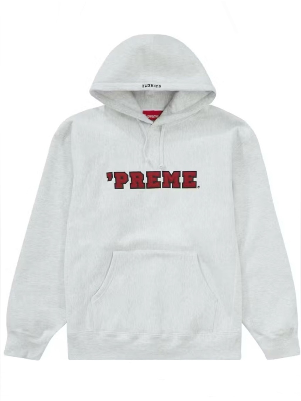 Rare Supreme ‘Preme Hoodie With Twill Appliqu